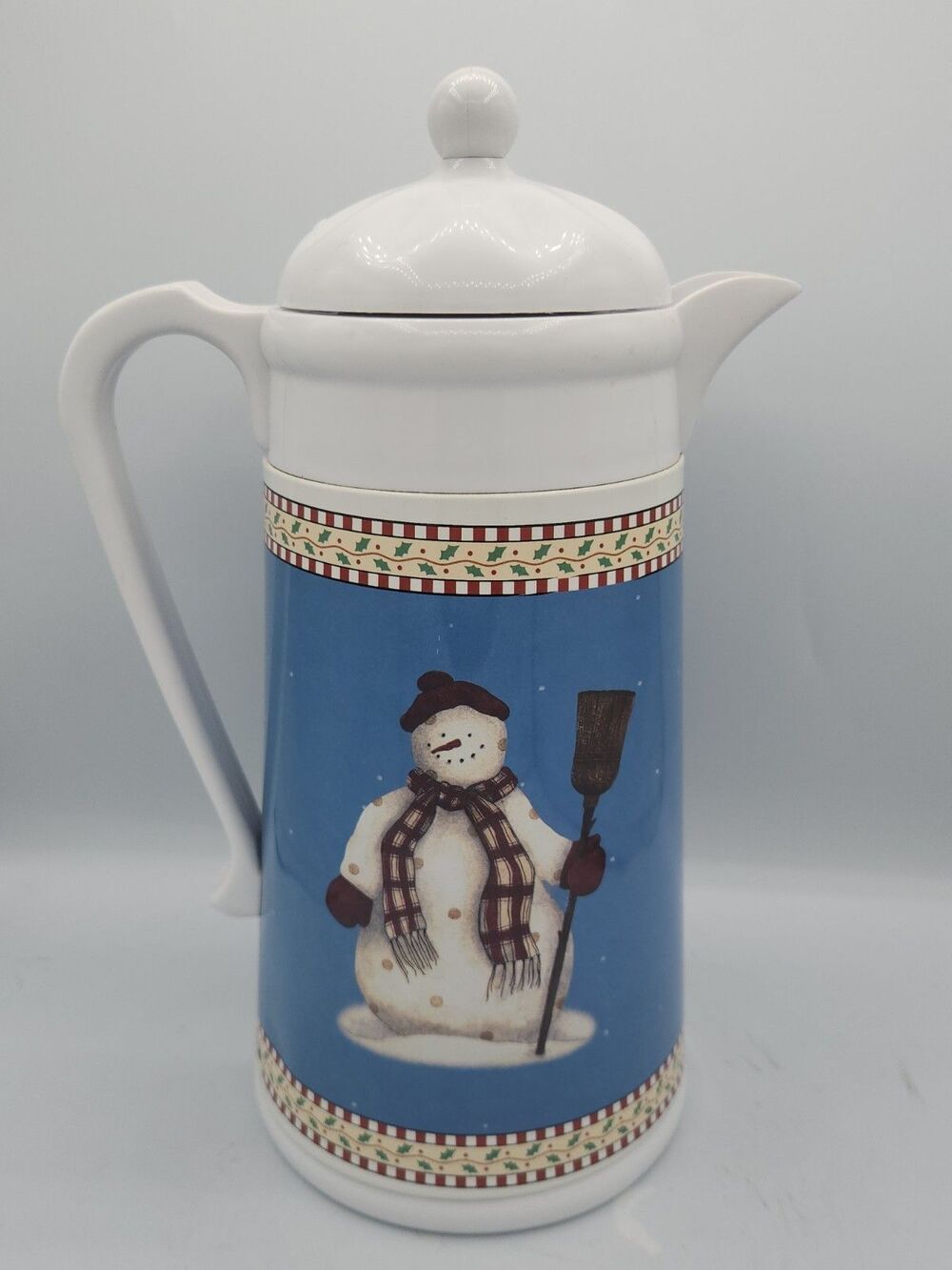 Debbie Mumm Snowman Christmas Thermal Carafe